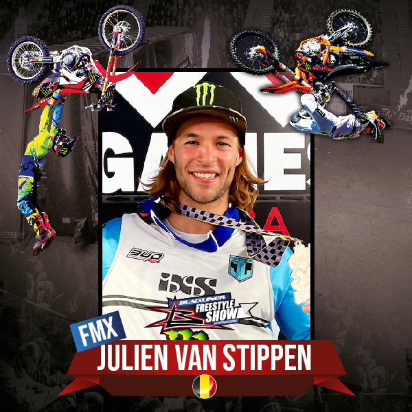 Julien Vanstippen au Blackliner Freestyle Show