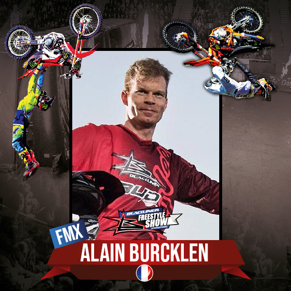 Alain Burcklen au Blackliner Freestyle Show